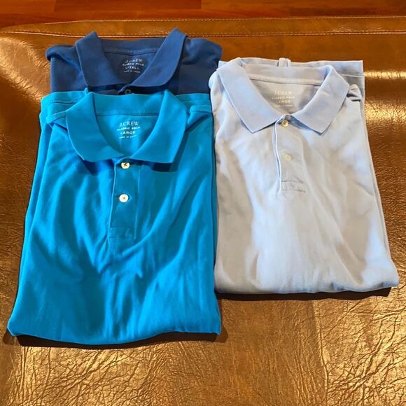 J CREW Mens Polos - One Long & Two Short Sleeve - Picture 1 of 10